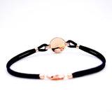 Bracciale Cordino Rosa dei Venti Smalto Oro-Bracciali-Giovepluvio- [SKU] -Gioielleria Granarelli