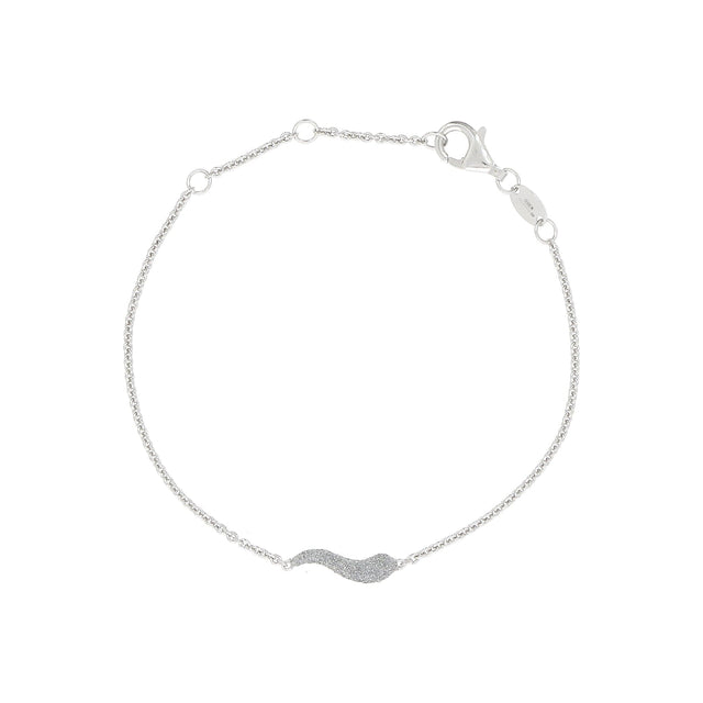 Bracciale Cornetto Festa della Donna Polvere Grigio Perla-Bracciali-PESAVENTO- [SKU] -Gioielleria Granarelli