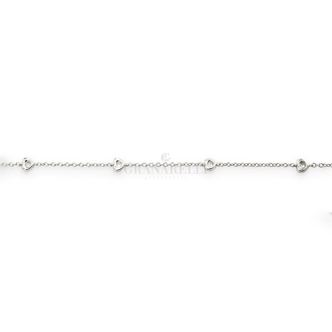 Bracciali Bracciale Crivelli modello Tiffany castone Cuore CRIVELLI