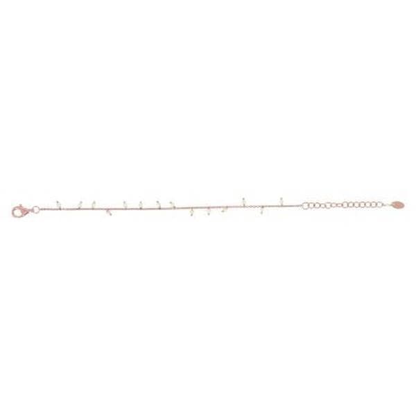 Bracciale Dna Argento Rosato e perline-Bracciali-PESAVENTO- [SKU] -Gioielleria Granarelli