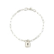 Bracciale Lucchetto Argento-Bracciali-DODO- [SKU] -Gioielleria Granarelli