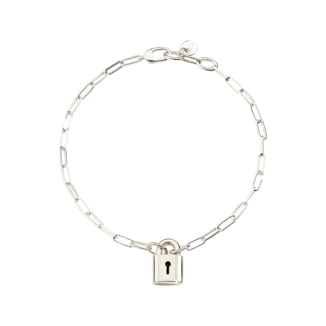 Bracciale Lucchetto Argento-Bracciali-DODO- [SKU] -Gioielleria Granarelli