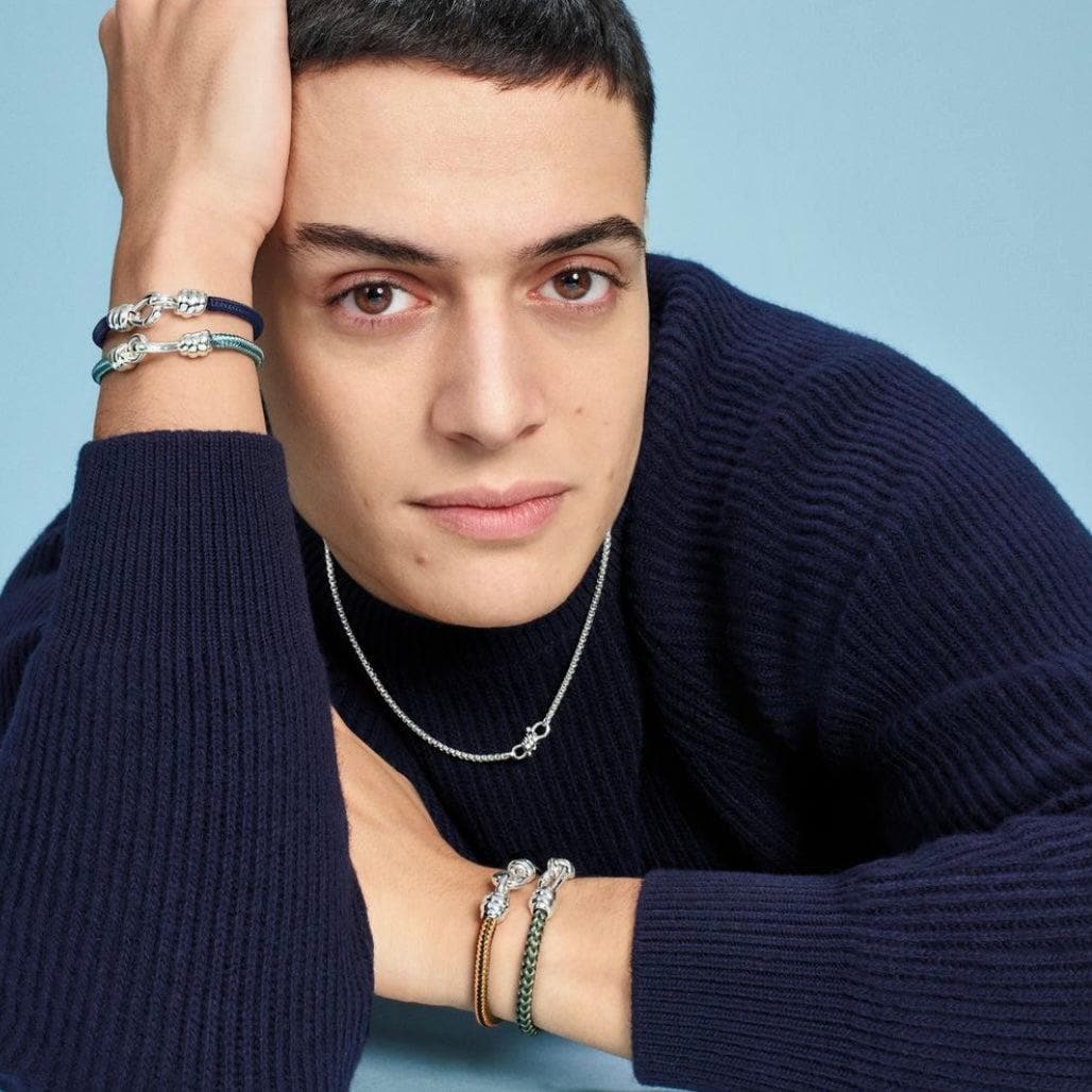 Oro Bracciale Maschile Dodo Special Dad Cord Bracelet Dado Dad