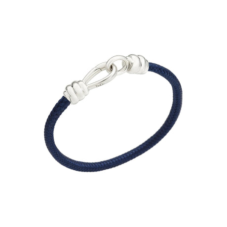 Bracciale Nodo con Cordino Nautico Blu-Bracciali-DODO- [SKU] -Gioielleria Granarelli