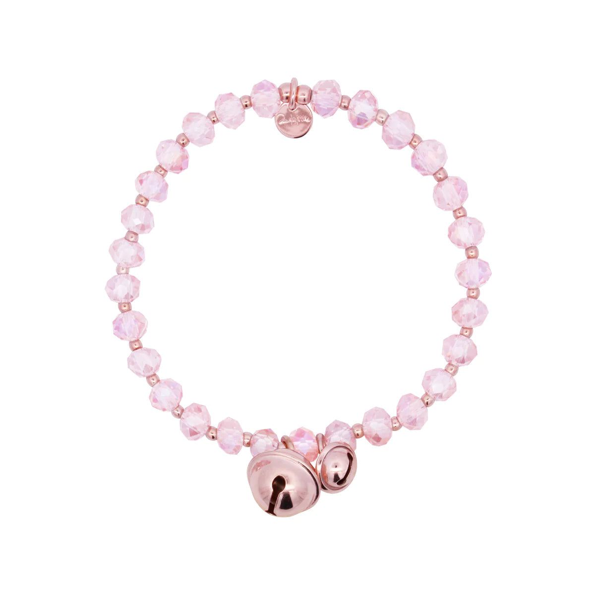 Bracciale Elastico Campanelli e Pietre Rosa-Bracciali-RUE DES MILLE-Gioielleria Granarelli