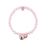 Bracciale Elastico Campanelli e Pietre Rosa-Bracciali-RUE DES MILLE-Gioielleria Granarelli