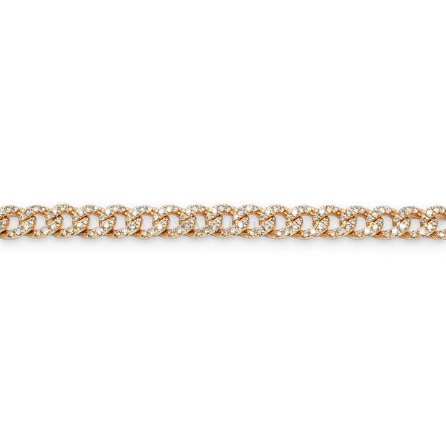 Bracciale Groumette Oro Rosa e Diamanti Brown 3.20kt-Bracciali-CRIVELLI-Gioielleria Granarelli