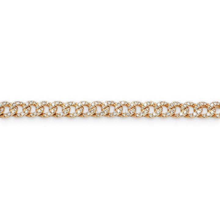 Bracciale Groumette Oro Rosa e Diamanti Brown 3.20kt-Bracciali-CRIVELLI-Gioielleria Granarelli