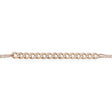 Bracciale Groumette doppia catena in Oro Rosa e Diamanti-Bracciali-CRIVELLI- [SKU] -Gioielleria Granarelli