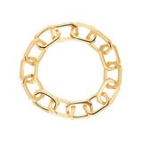 Bracciale Large Signature Link Gold-Bracciali-PDPAOLA- [SKU] -Gioielleria Granarelli