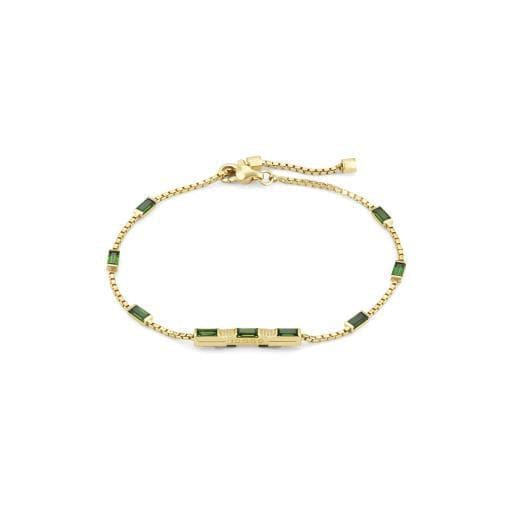 Bracciale Link to Love con tormalina taglio baguette-Bracciali-GUCCI- [SKU] -Gioielleria Granarelli