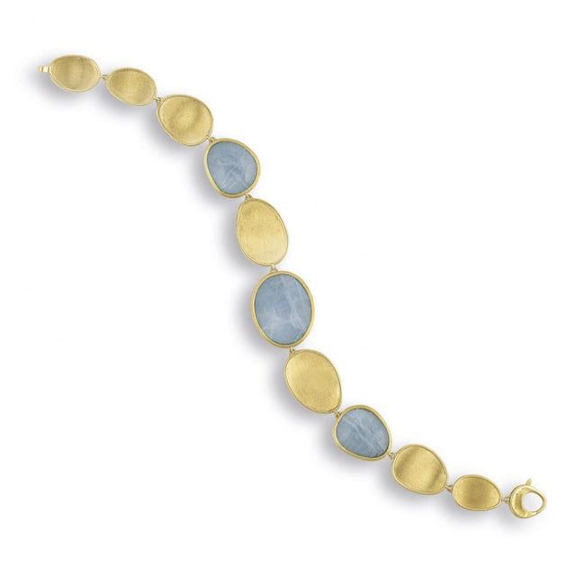 Bracciali Bracciale Lunaria In Oro giallo e  Acquamarine BICEGO