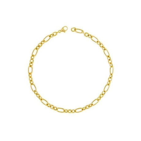 Bracciale Maglia Alternata Vintage Dorata-Bracciali-RUE DES MILLE- [SKU] -Gioielleria Granarelli