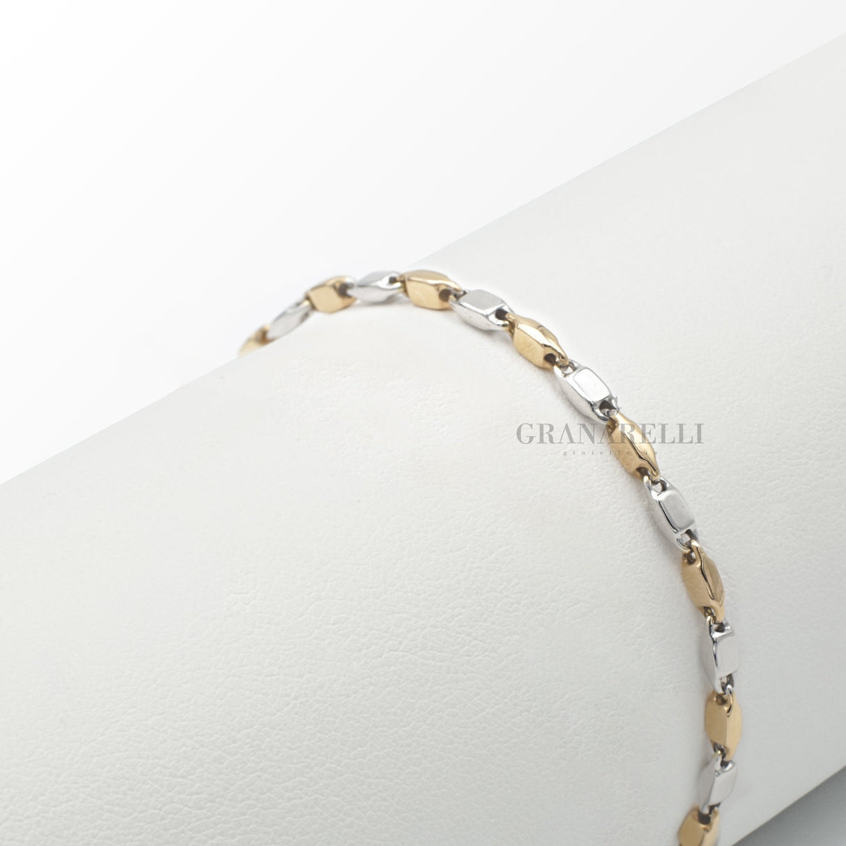 Bracciale Marinara In Oro rosa e Bianco-Bracciali-GRANARELLI-Gioielleria Granarelli