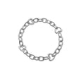 Bracciale Moschettoni Cuori Argento-Bracciali-LE BEBE'- [SKU] -Gioielleria Granarelli