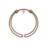 Bracciale One in nylon beige-Bracciali-WHYNOW- [SKU] -Gioielleria Granarelli