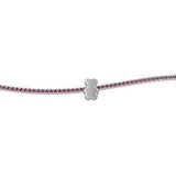 Bracciale Orsetto Tennis Rosa-Bracciali-NANAN- [SKU] -Gioielleria Granarelli