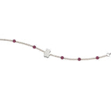 Bracciale Orsetto e Palline Lilla-Bracciali-NANAN- [SKU] -Gioielleria Granarelli