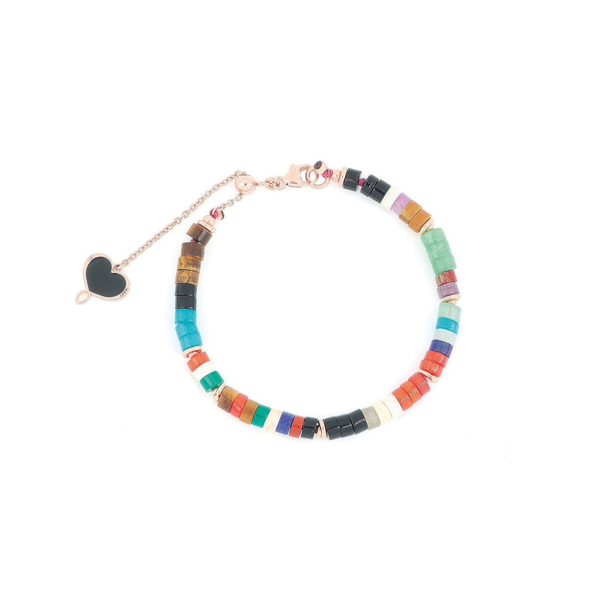 Bracciale Pietre Multicolor-Bracciali-MAMAN ET SOPHIE- [SKU] -Gioielleria Granarelli