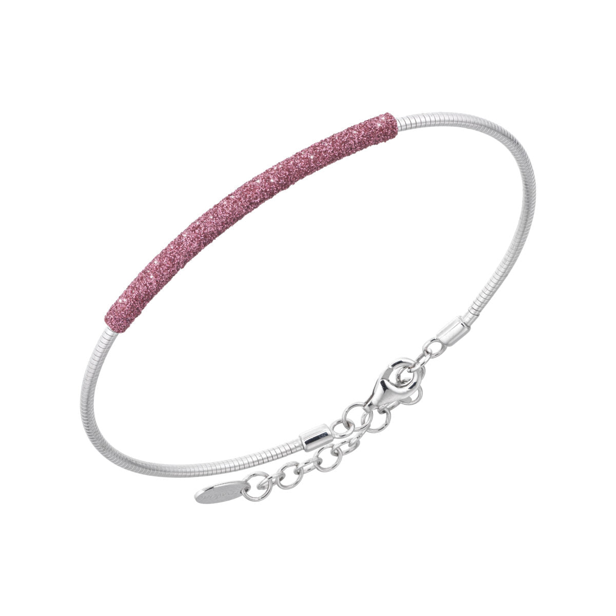 Bracciale Polvere di Sogni con Anellini Rosa Jaipur-Bracciali-PESAVENTO-Gioielleria Granarelli