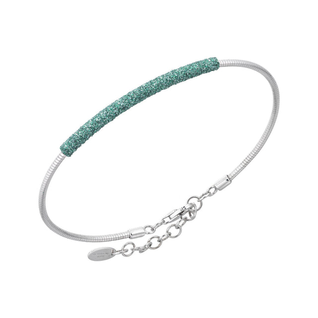 Bracciale Polvere di Sogni con Anellini Verde Amazzonia-Bracciali-PESAVENTO-Gioielleria Granarelli