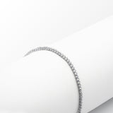 Bracciale Sfere Sfaccettate Oro Bianco-Bracciali-GRANARELLI-Gioielleria Granarelli