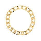 Bracciale Small Signature Link Gold-Bracciali-PDPAOLA- [SKU] -Gioielleria Granarelli