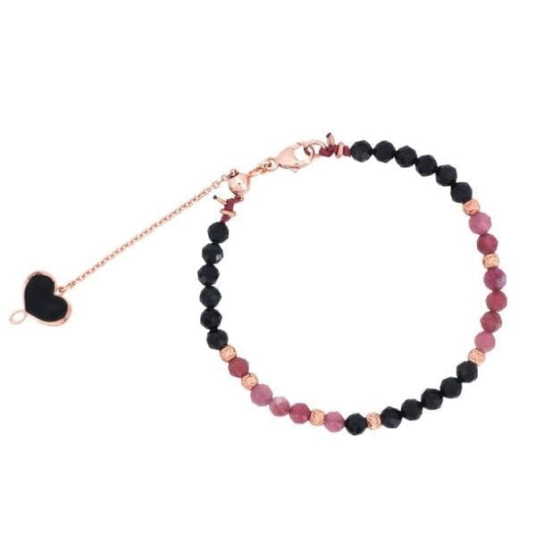 Bracciale Spinelli e Tormalina Rosa-Bracciali-MAMAN ET SOPHIE- [SKU] -Gioielleria Granarelli