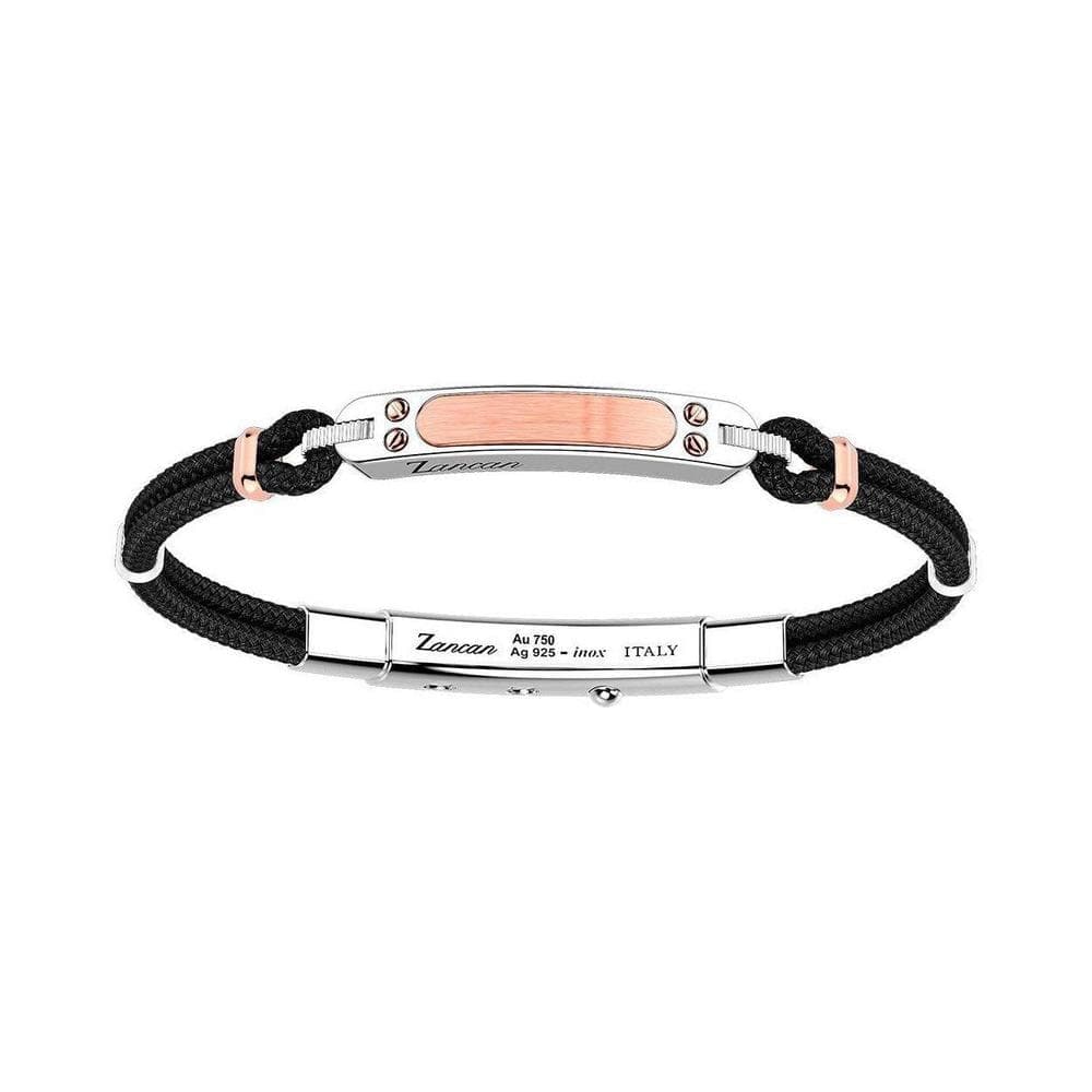 Bracciale argento e oro rosa-Bracciali-ZANCAN- [SKU] -Gioielleria Granarelli