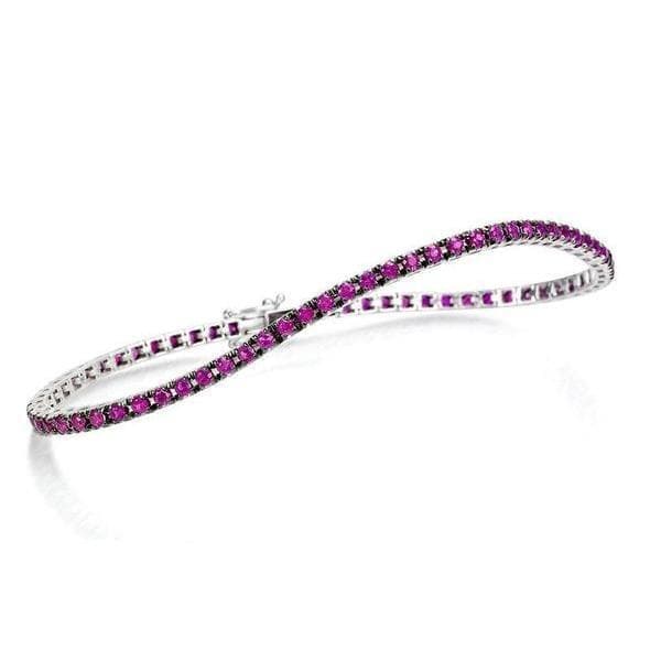 Bracciale Tennis Crieri Rubini BTETFK200RR1175-Bracciali-CRIERI- [SKU] -Gioielleria Granarelli