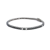 Bracciale Tennis Diamanti Neri Spot 5 Diamanti-Bracciali-CRIVELLI- [SKU] -Gioielleria Granarelli