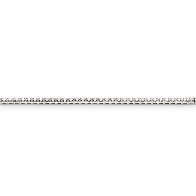 Bracciale Tennis Oro Bianco Diamanti-Bracciali-GRANARELLI- [SKU] -Gioielleria Granarelli
