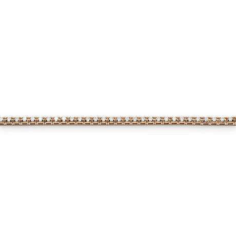 Bracciale Tennis Oro Rosa Diamanti-Bracciali-GRANARELLI- [SKU] -Gioielleria Granarelli