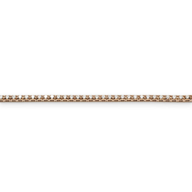 Bracciale Tennis Oro Rosa Diamanti-Bracciali-GRANARELLI- [SKU] -Gioielleria Granarelli