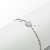 Bracciale Tondo di diamanti in Oro Bianco-Bracciali-CRIVELLI-Gioielleria Granarelli