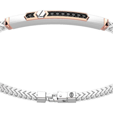 Bracciale Zancan Argento e Oro Rosa EXB894R-Bracciali-ZANCAN-20-Gioielleria Granarelli