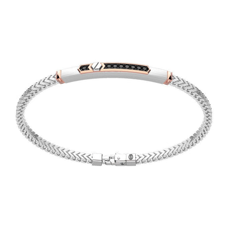 Bracciale Zancan Argento e Oro Rosa EXB894R-Bracciali-ZANCAN-20-Gioielleria Granarelli