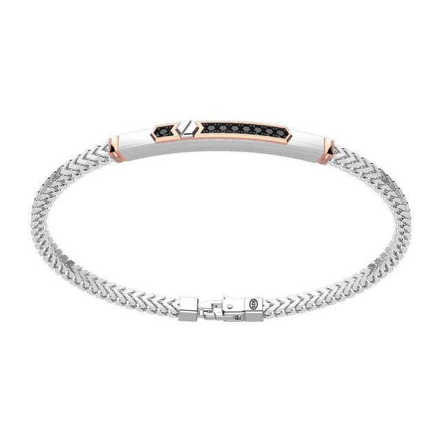 Bracciale Zancan Argento e Oro Rosa EXB894R-Bracciali-ZANCAN-20-Gioielleria Granarelli