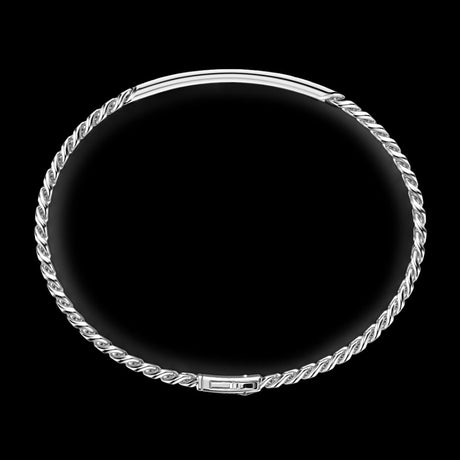 Bracciale Zancan in argento con targa e pietre naturali ESB278-N-Bracciali-ZANCAN-Gioielleria Granarelli