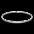 Bracciale Zancan in argento con targa e pietre nere ESB154-Bracciali-ZANCAN-20-Gioielleria Granarelli