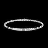 Bracciale Zancan in argento con targa e pietre nere EXB819-Bracciali-ZANCAN-20-Gioielleria Granarelli