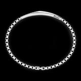 Bracciale Zancan in argento con targa e pietre nere EXB820-Bracciali-ZANCAN-20-Gioielleria Granarelli