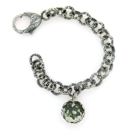 Bracciale catena con pietra-Bracciali-MARIA E LUISA JEWELS- [SKU] -Gioielleria Granarelli