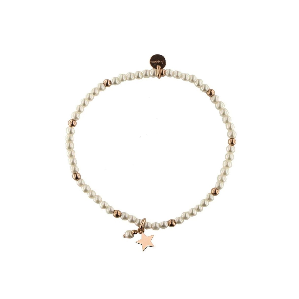 Bracciale elastico con perle e palline stella-Girocolli-RUE DES MILLE- [SKU] -Gioielleria Granarelli