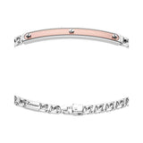 Bracciale groumette con targa-Bracciali-ZANCAN- [SKU] -Gioielleria Granarelli