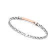 Bracciale groumette con targa-Bracciali-ZANCAN- [SKU] -Gioielleria Granarelli