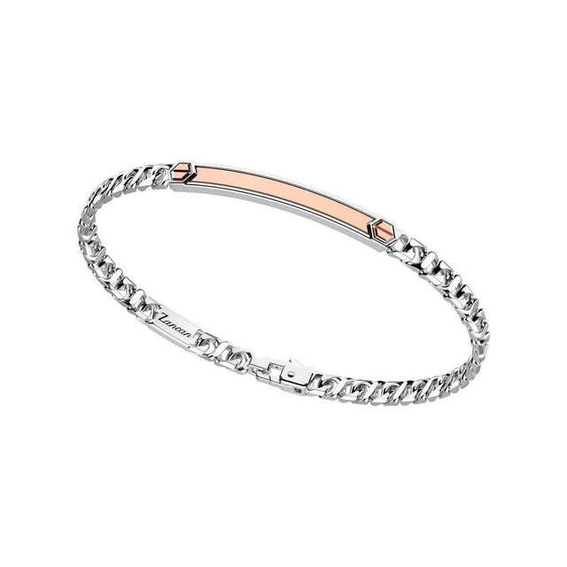 Bracciale groumette con targa-Bracciali-ZANCAN- [SKU] -Gioielleria Granarelli