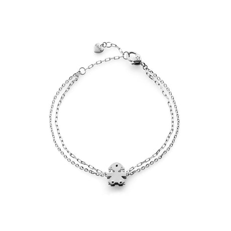 Bracciale i Classici Bimba Oro Bianco e Diamante-Bracciali-LE BEBE'-Gioielleria Granarelli