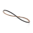 Bracciale tennis oro rosa diamanti neri TuttiFrutti-Bracciali-CRIERI- [SKU] -Gioielleria Granarelli