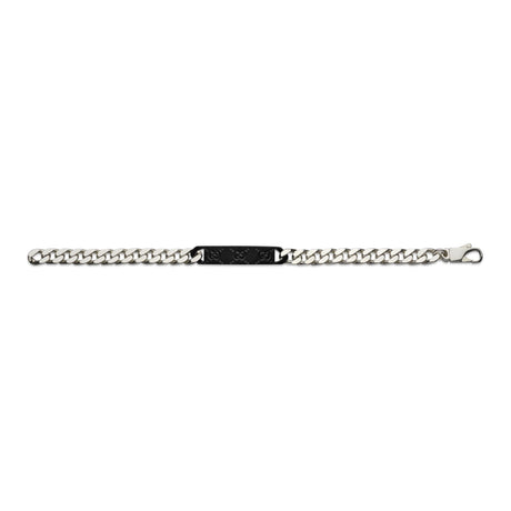 Bracciale Catena con Targhetta GG Argento-Bracciali-GUCCI-Gioielleria Granarelli